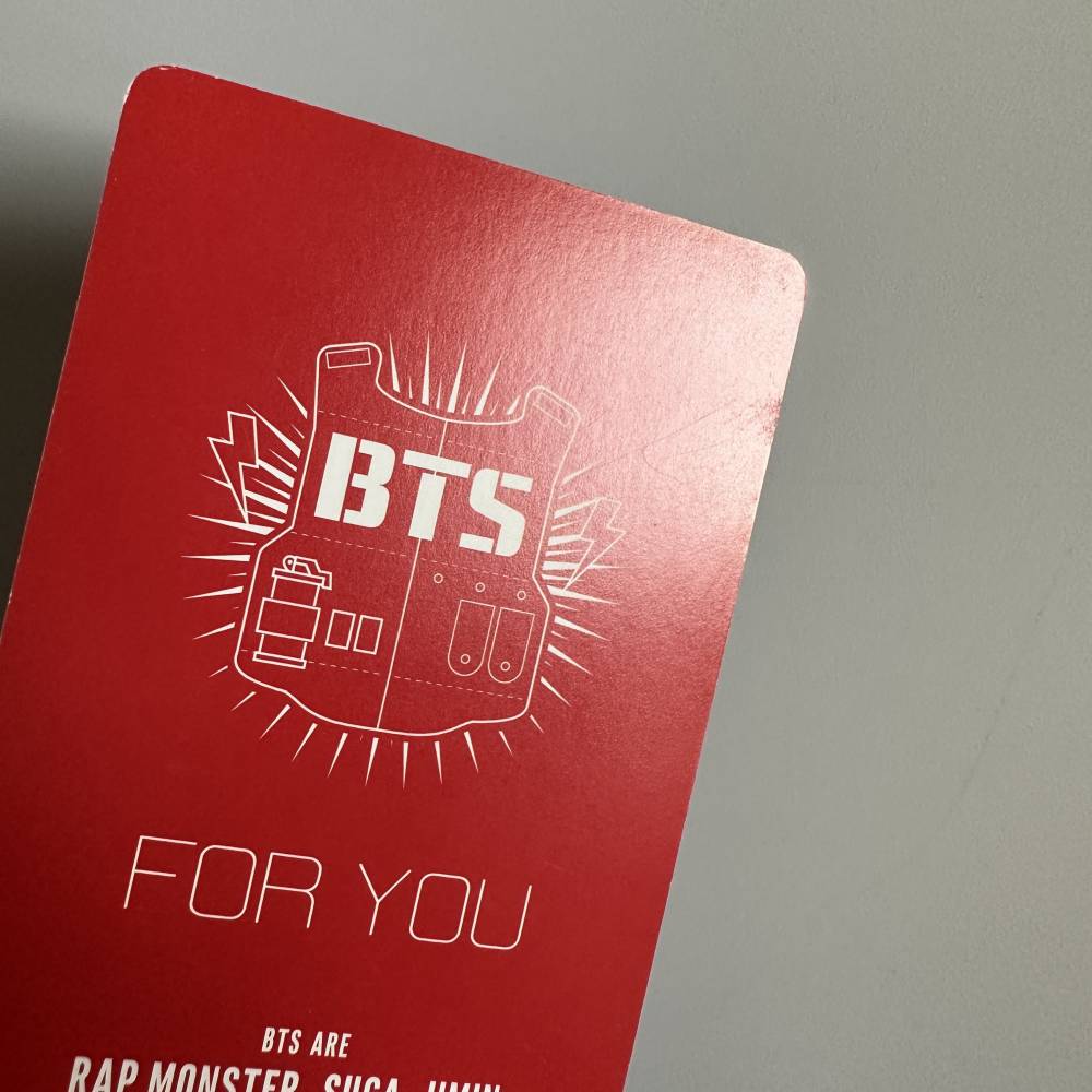 BTS 'FOR YOU' JAPANESE PRESS PHOTOCARD - J-HOPE (V1)